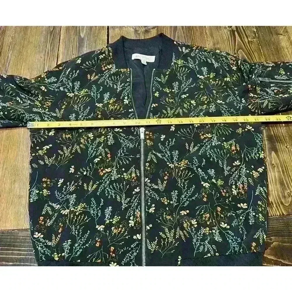 Philosophy Floral Bomber Jacket Sz Medium - Picture 6 of 10